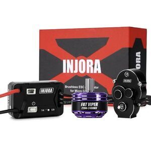 INJORA MBL32 G2 Waterproof Brushless ESC & 2204 Fat Viper Outrunner Motor 1/18